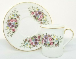 Danbury Mint ROYAL DOULTON Demitasse Cup Saucer Porcelain Houses of the ... - £10.35 GBP