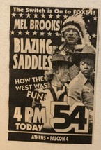 Blazing Saddles Print Ad Mel Brooks Gene Wilder Cleavon Little TPA21 - £4.66 GBP