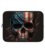 Skull iPad Sleeve - USA Print Tablet Sleeve - Graphic Carrying Case - 13... - $37.65