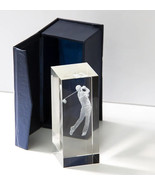 Longridge Inverness Golf Player 3D Crystal golf Trophy - $29.77