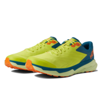 Hoka One One Zinal Evening Primrose Blue Coral Trail Mens Running Sneakers 11.5D - £77.86 GBP