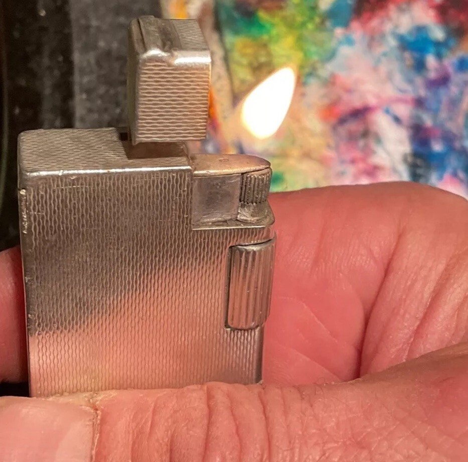 1946 Sterling Silver Bach & Cooper Lighter Hallmarked RARE Fully Functional Item image 10