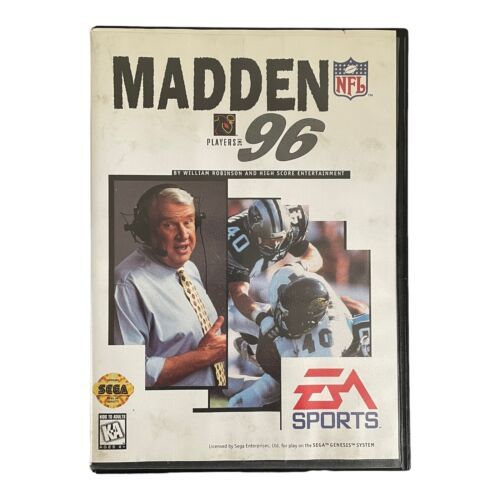Madden NFL 96 Sega Genesis 1995 Game - $8.04