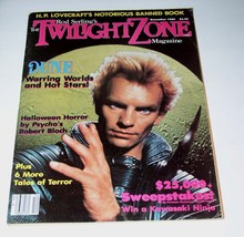 Sting Dune Movie Twilight Zone Magazine Vintage 1984 Robert Bloch Near MInt - $380.53 MXN