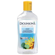 Dickinson&#39;s Enhanced Witch Hazel Deep Cleansing Astringent, Menthol and Eucalypt - £20.77 GBP