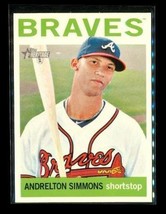 2013 Topps Heritage Baseball Trading Card #22 Andrelton Simmons Atlanta Braves - £6.77 GBP