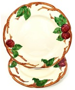 Franciscan Apple Ware 10.75 in Dinner Plate Set of 2 Hand Decorated GMcB... - $33.65