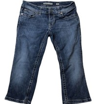 Buckle BKE Stella Jeans Youth Girls Size 28 Blue Denim Straight Cut - $20.96