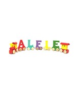 Personalised Letter Train Toy, Christening Gift, Wooden Toy Train, 1st B... - £10.54 GBP+