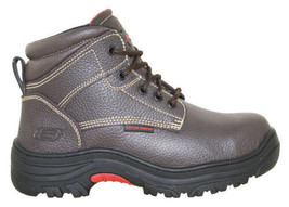 Skechers For Work Men&#39;s Burgin Tarlac Steel Toe Boots Size 10 77143/BRN - £47.84 GBP