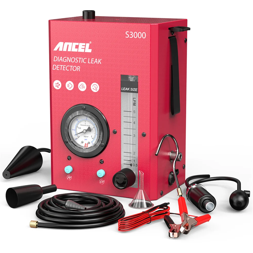 ANCEL S3000 Smoke Leak Tester EVAP Smoke hine Diagnostic Tool Vacuum Fue... - $415.93