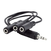 3.5Mm (1/8&quot;) Trs 1 Male To 3 Female 3-Way Stereo Splitter Audio Cable - £12.67 GBP