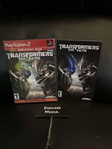 Transformers: The Game [Greatest Hits] Sony Playstation 2 Box and Manual Video G - $3.59