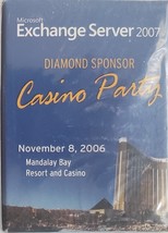 Exchange Server 2007 Diamond Sponsor Casino Party Mandalay Bay Playing Cards - £7.82 GBP