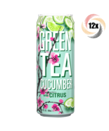 12x Cans Arizona Green Tea Cucumber With Citrus Flavor | 23oz | Refreshing - $602.22 MXN