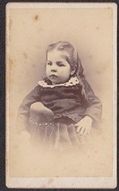 Elsie M. Jackson CDV Photo of Sweet Little Girl who &quot;Died Young&quot; - Milford NH - £13.98 GBP