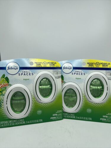(2) Febreze Small Spaces Gain Scent Original Air Freshener 2pk 7.5mL/.25... - $17.32