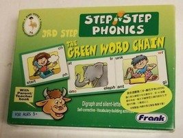 Step By Step Phonics 3rd 5+ Green Word Chain Digraph Cards Book Homescho... - £15.93 GBP