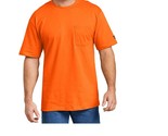 Genuine Dickies Mens Short Sleeve Hi-Vis Heavyweight T-Shirt Size 4XL  O... - $19.79