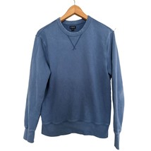 J.CREW 100% Cotton Terry Sweatshirt Crewneck Blue Color Sweater Size Small - $19.79
