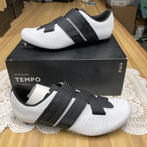 Fizik Tempo R5 Powerstrap Cycling Shoe US Size 11 1/5 - White/Black - 45 EU - $79.99