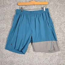 Rhone Shorts Mens Large Blue Unlined Drawstring Training Performance - $26.17