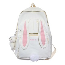 New Cute Rabbit Girl School Backpack Female Large Capacity Kawaii Back Pack Moch - $34.92