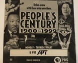 1999 APT People’s Century 1900-1999 Print Ad Martin Luther King Jr Elvis... - £4.65 GBP