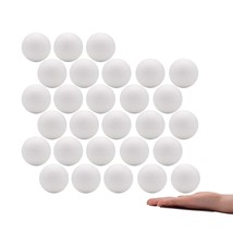 2 Inch 56Pc White Foam Balls Polystyrene For Crafts Supplies And Holiday... - £20.33 GBP