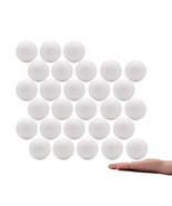 2 Inch 56Pc White Foam Balls Polystyrene For Crafts Supplies And Holiday... - £20.36 GBP
