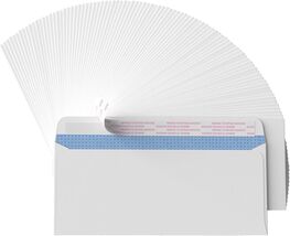 #6 3/4 Envelopes, Security Tinted Self Seal  3-5/8 X 6-1/2 Inches 90 Pack - $10.89
