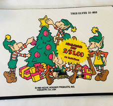 VINTAGE KIDDIE WONDER Christmas Stickers Magical Stickers Stick Alots  - $9.87
