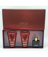 Versace Eros Flame 3‑Piece Mini Gift Set for Men - EDP, Shower Gel, Afte... - $29.95