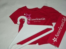 AG American Girl Place Seattle Silver Foil Star Red Tee Dolls T-Shirt Ha... - £18.06 GBP