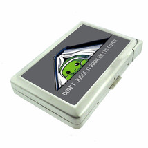 Book Turtle Em1 Cigarette Case with Built in Lighter Metal Wallet - £15.44 GBP