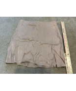 Aritzia Wilfred Taupe Satin Slip Mini Skirt - Size 4 - £22.17 GBP