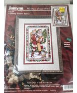 NEW Janlynn Glittery Snow Santa Claus Christmas Cross Stitch Kit picture... - $761.48 MXN
