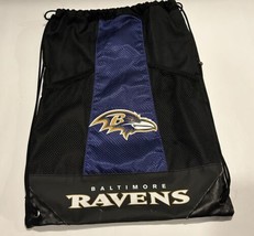 Baltimore Ravens Book Bag Rope Straps Reinforced Corners - $13.72