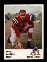 1961 Fleer #182 Walt Cudzik Vg+ Patriots *SBA11921 - $7.84