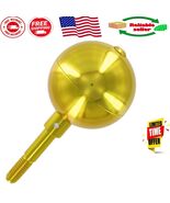 Beautiful Gold Anodized Aluminum Ball Topper - 3&quot; Diameter for Flagpoles - $298.02 MXN
