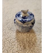Vintage Trinket Box Beautiful Pattern  Cute  Bird and Flowers Made In Ja... - $18.80