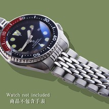 Stainless Steel Beads of Rice Metal Bracelet Watch Band Strap for Scuba ... - £43.85 GBP
