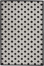 5&#39; X 8&#39; Black And White Geometric Indoor Outdoor Area Rug - $3,237.81 MXN