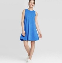 Universal Thread Size Small T-Shirt Dress Blue Sleeveless - £7.58 GBP