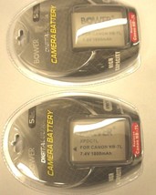 TWO 2X NB-7L Batteries 1800mAh for Canon G10, G11, G12, SX30 IS, Digital Camera - £17.23 GBP