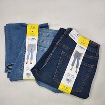 Chaps Women&#39;s&#39; Mid-Rise Crop Flare Jeans Set Of 2 Pairs Size 6/28 New With Tags - £15.34 GBP