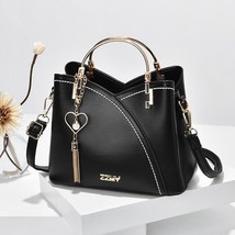 Tassel Bucket Crossbody Bags Luxury Leather Handbags for Women New Fashion Quali - £40.91 GBP