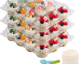 Mini Cupcake Containers - 12 Ct Cupcake Boxes with 360 Cupcake Liners &amp; ... - £23.32 GBP
