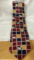 Vtg Snoopy Peanuts Necktie Tic-Tac-Joe 1971 - $14.01