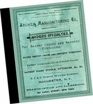 Archer Manufacturing Co., Rochester New York 1885 Archer&#39;s Specialties : Patente - £25.65 GBP